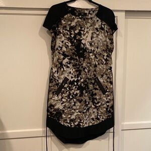 Mossimo Supply Co. Black and Brown Mini Dress